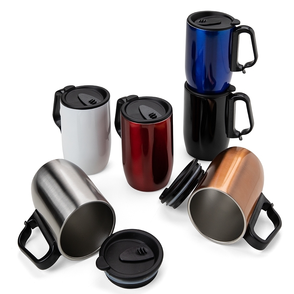 Caneca Inox Parede Dupla 400 ml-18624