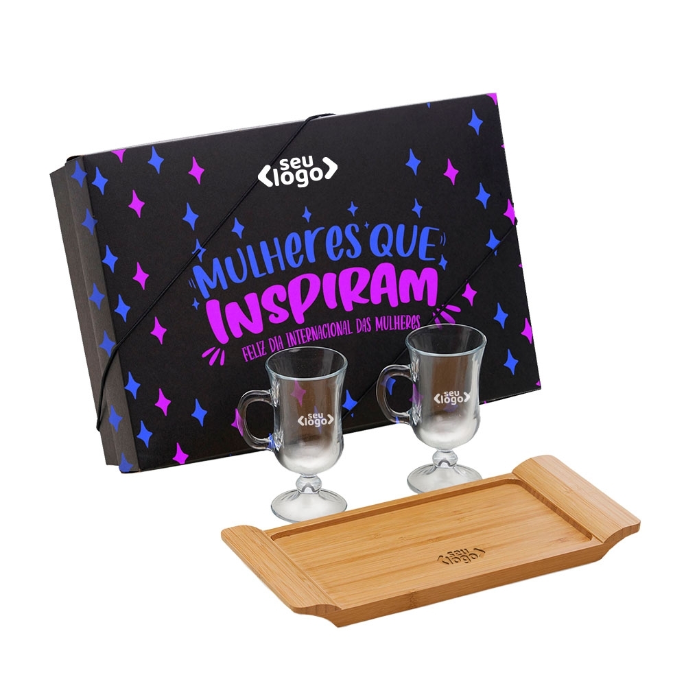 KIT PARA CAFEZINHO - 3 PÇS-*KT-90186